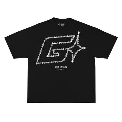 TOO MUCH - OVERSIZED BLACK TEE