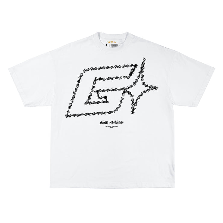 TOO MUCH - OVERSIZED WHITE TEE